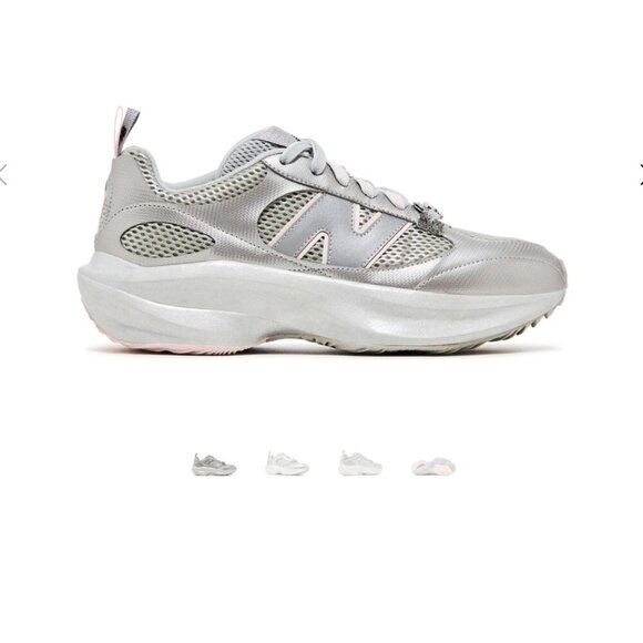 NWT GANNI x New Balance Silver and Pink WRPD Runner UNISEX - Picture 13 of 15